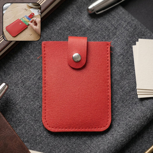 Small Card Holder Wallet Compact Slim Credit Card Case Money Organizer (1 Pc) premium leather wallet for men - Crest & Co