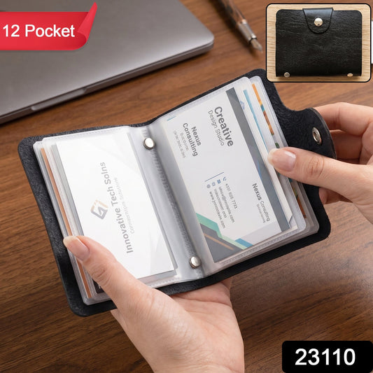Card Holder Wallet Slim Durable Pu Leather Organizer For Cards premium leather wallet for men - Crest & Co
