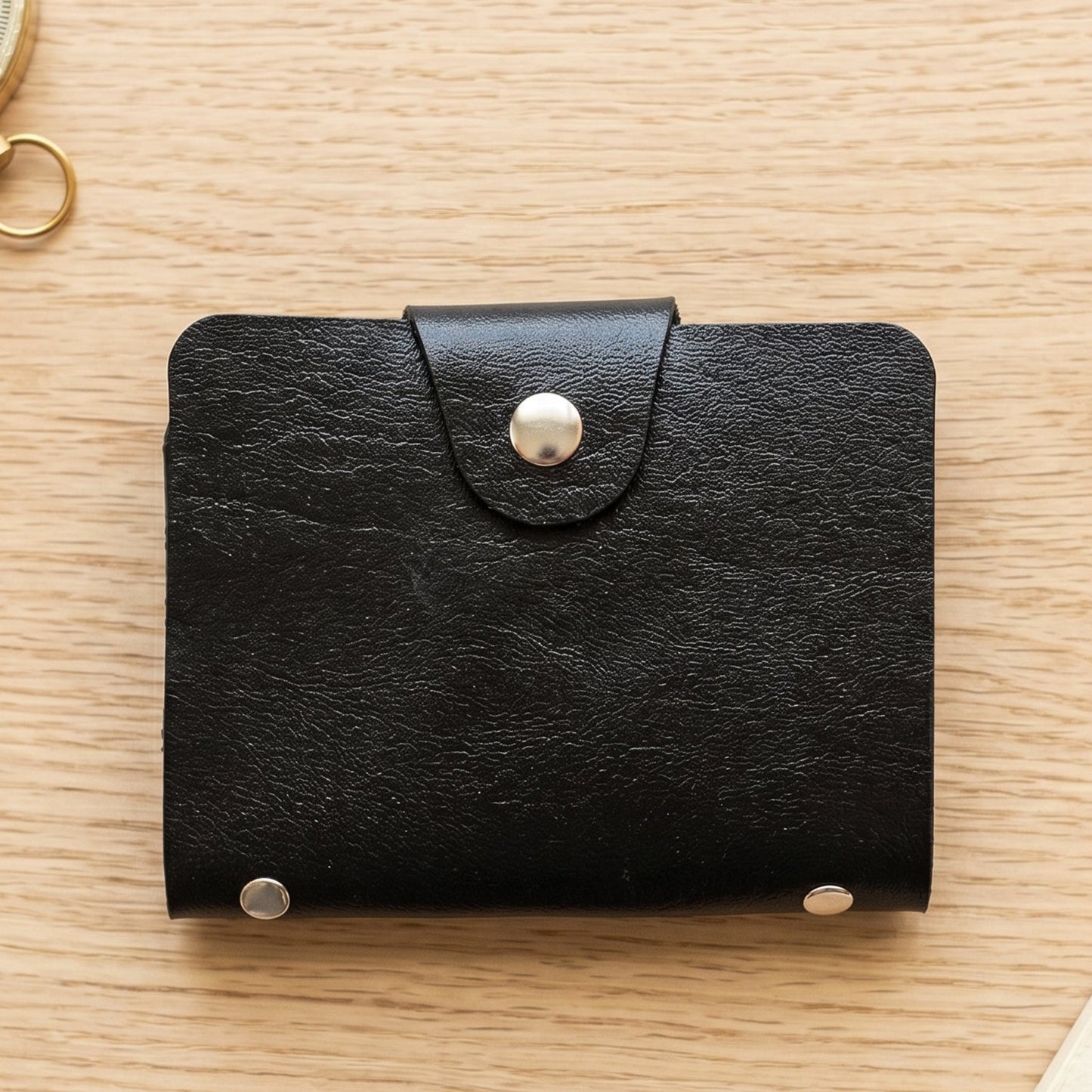 Card Holder Wallet Slim Durable Pu Leather Organizer For Cards premium leather wallet for men - Crest & Co