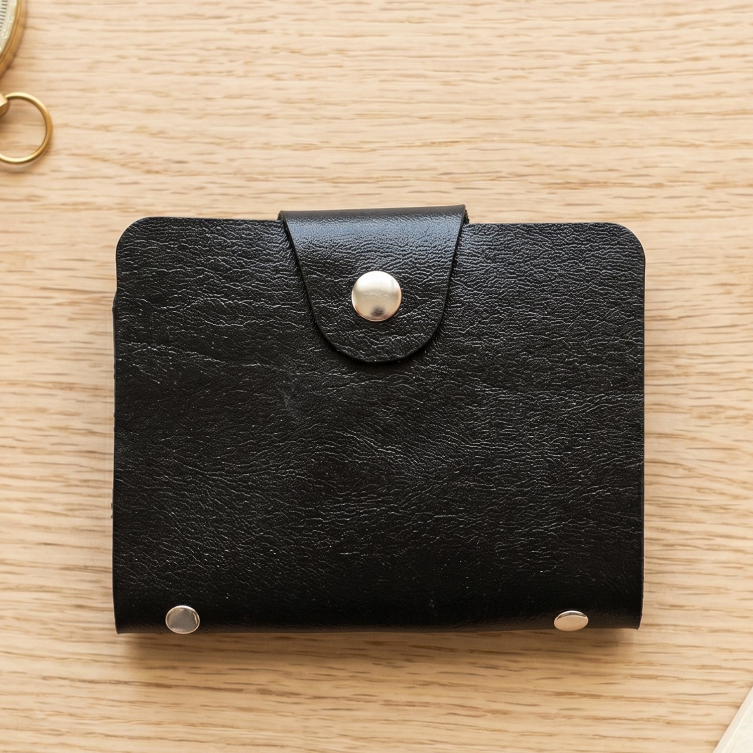 Card Holder Wallet Slim Durable Pu Leather Organizer For Cards premium leather wallet for men - Crest & Co